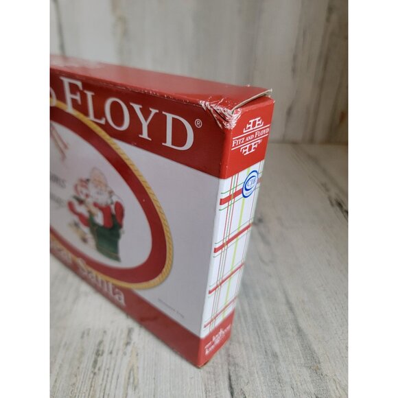 Fitz Floyd dear santa season greetings plate home decor xmas - Picture 3 of 4